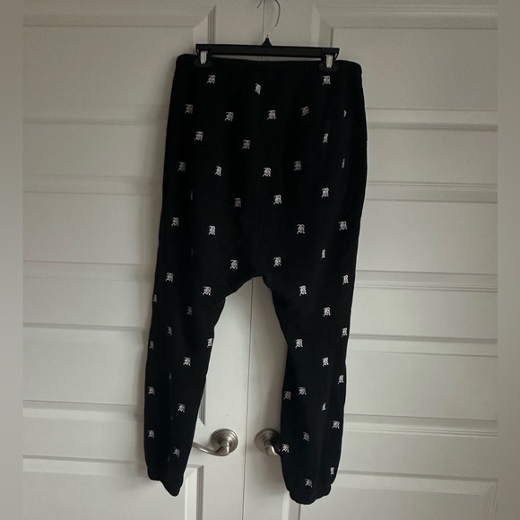 R13 Jogger Drop Crotch Logo‎ Printed Sweat  Pants Unisex Size M - Picture 10 of 10
